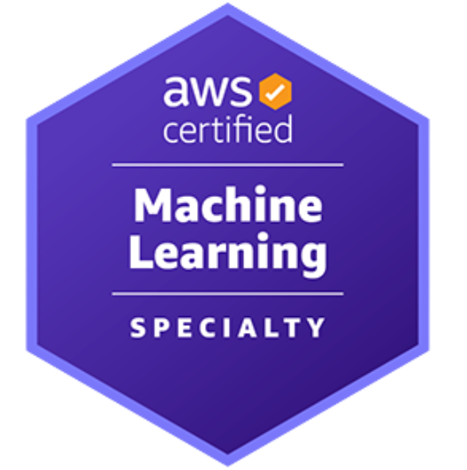 AWS Certified Machine Learning Specialty badge